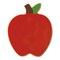 Apple with Leaf Cookie Cutter 3.25 in, CookieCutter.com, Tin Plated Steel, Handmade in the USA